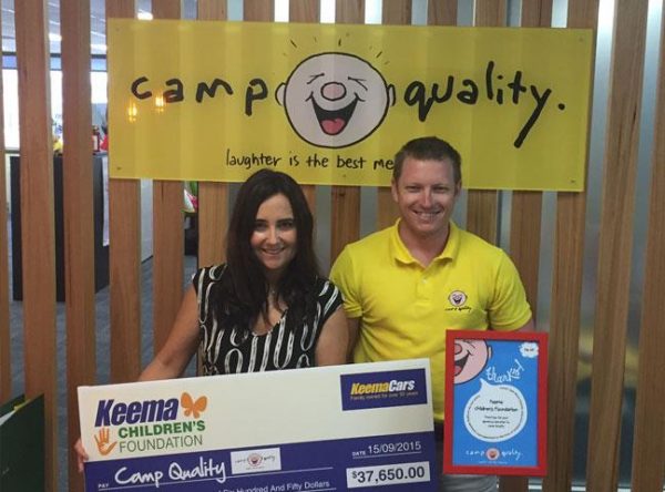 KCF DONATES TO CAMP QUALITY