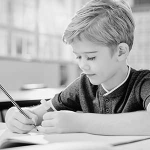 A child who had been suspended or expelled from school now learning